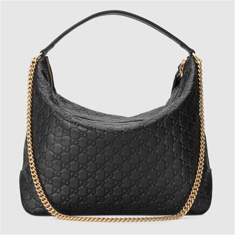 gucci signature handbag|gucci signature large hobo bag.